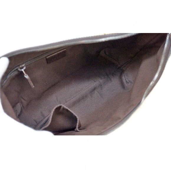 Gucci Shoulder Bag GG Canvas Leather Brown Beige - Picture 9 of 9